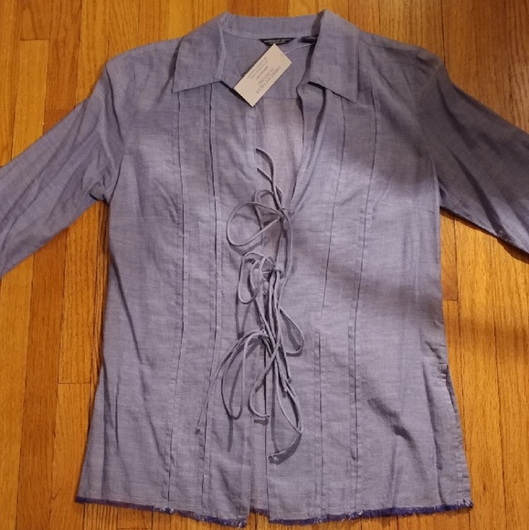 NWT American Eagle Tie Blouse/Jacket XS