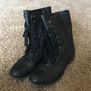 Black Combat Boots