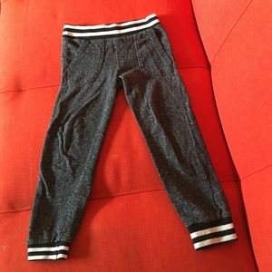 Black and White Sweatpants. Size 5.