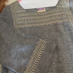 Anthropologie Grey Dress EUC
