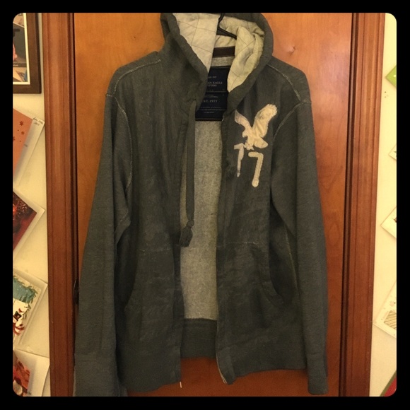 Men's American Eagle Zip-Up Hoodie. Good condition