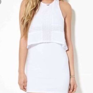 White bodycon dress