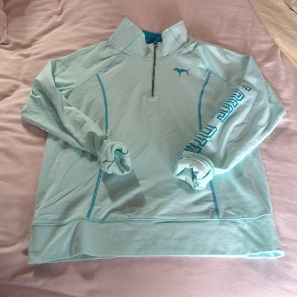 VS PINK Zip up Yoga Pullover never worn twice!