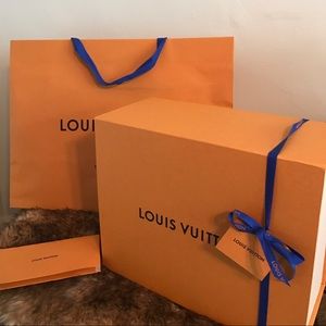 Very Large Louis Vuitton Bag, Box & Receipt Holder