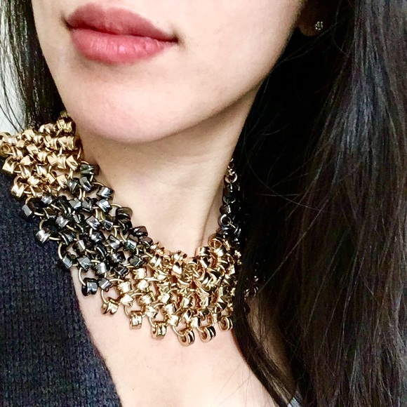 Like New - Akira gold and silver link necklace