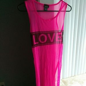 "love" swim cover up ??