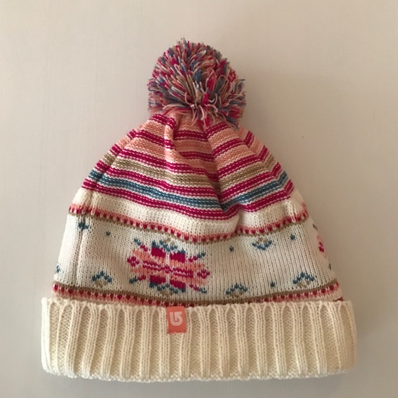 Burton snowboards women's Pom Pom beanie