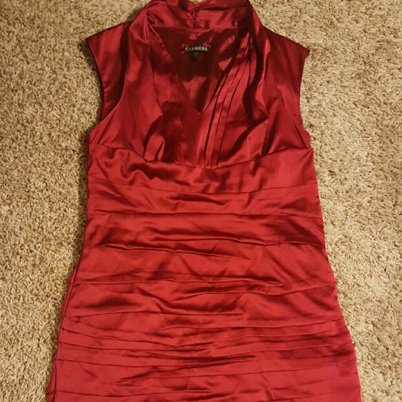Express sexy red dress size 10