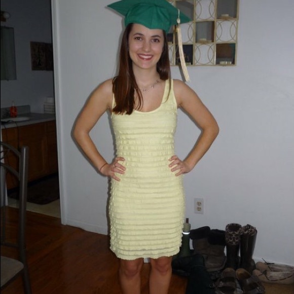 Yellow Ruffle Dress - Picture 3 of 3