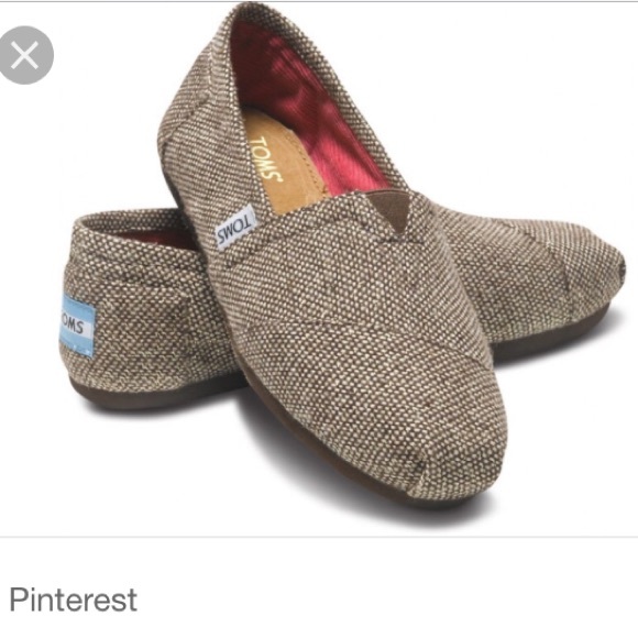 TOMS tweed metallic