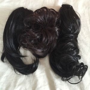 3 clip on wigs