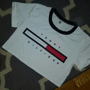 Tommy hilfiger crop tee