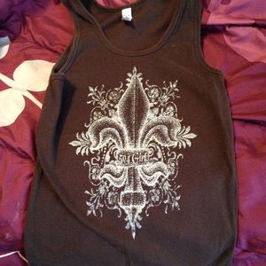 Fleur de lis tank top