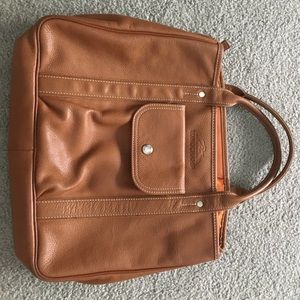 Longchamp brown leather bag