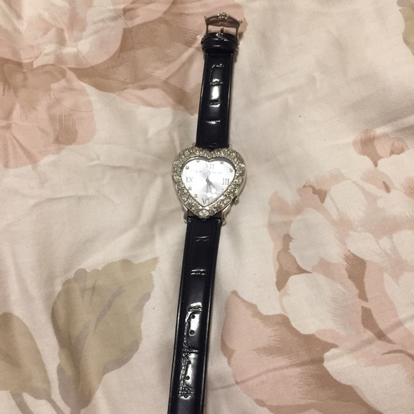 Betsey Johnson heart shaped watch