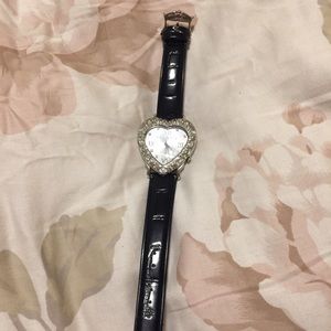 Betsey Johnson heart shaped watch