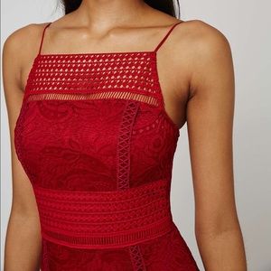 NWT TOPSHOP floral lace dress