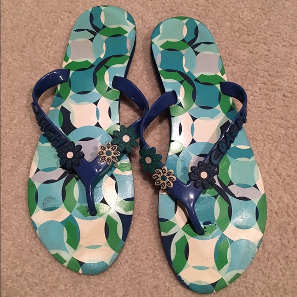 Coach flip flops