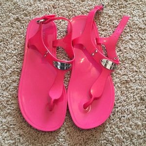 Michael Kors jelly shoes