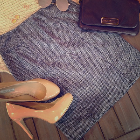 NWT Banana Republic Navy Blue Pencil Skirt Size 0