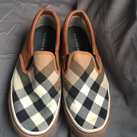 Burberry Check Slip on sneakers