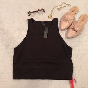Theory Tops - BNWT Theory Purple Crop Top Theory Tops - BNWT Theory Purple Crop Top