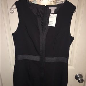 H & M Black structured dress. NWT. Size 14