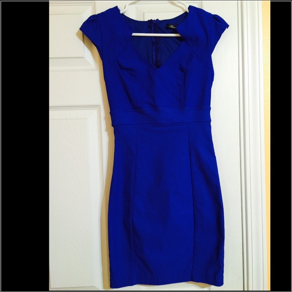 Blue cocktail dress - Picture 2 of 2