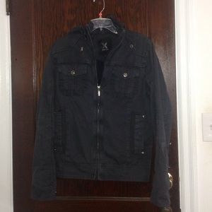 XRAY JEANS jacket. Adult small. Charcoal color.