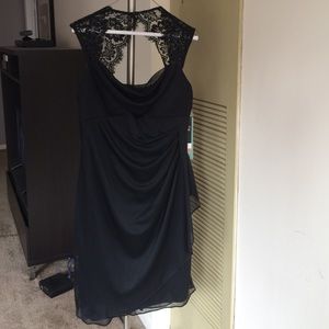 New never worn black lace party dress