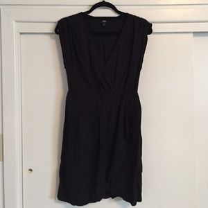 Women's casual black dress