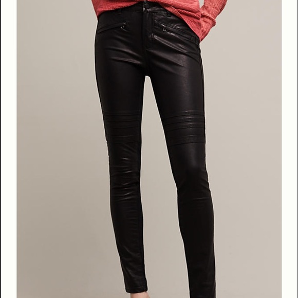 Vegan leather pants