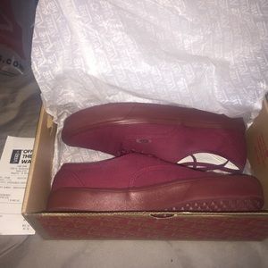 Size 9 Burgundy vans