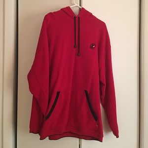 Red Reebok Sweatshirt with hood/pants XL