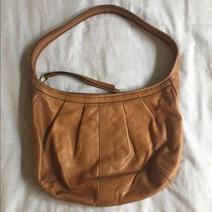 Camel Coach Hobo Bag