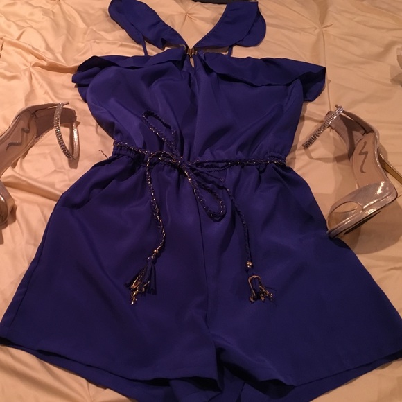 Beautiful deep purple romper