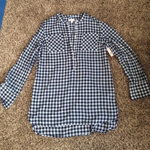 Plaid tunic