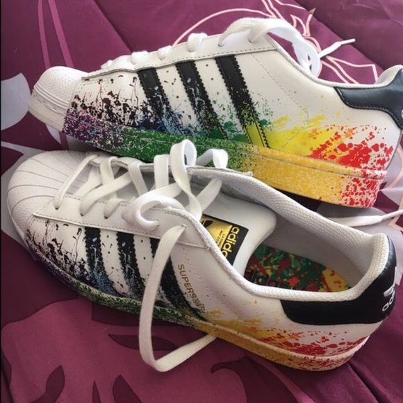 Adidas Superstar Rainbow Shoes
