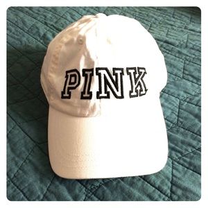 Pink Hat in White