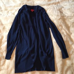 Women's blue cardigan
