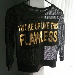 "i woke up like this" top ??