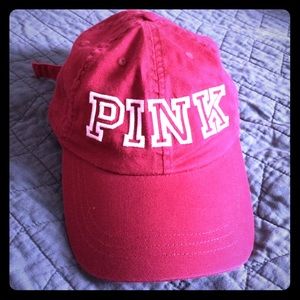 Pink Hat in Maroon.