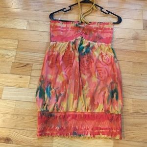 MUDD Orange Summer Top