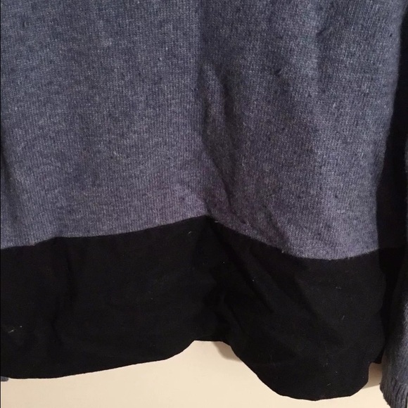 J.Crew Colorblock Blue Sweater w/ Cashmere Blend s - Picture 3 of 4