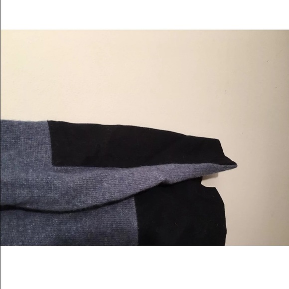 J.Crew Colorblock Blue Sweater w/ Cashmere Blend s - Picture 4 of 4