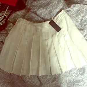 BCBG Shane White Skirt