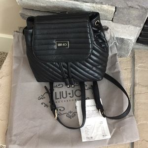 Liu Jo Italian leather purse/small backpack