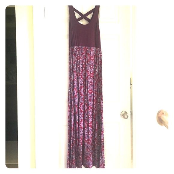 Patterned Maxi Dress