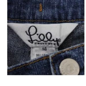 Lilly Pulitzer Bottoms - LILLY PULITZER GIRL'S PRINT POCKET JEANS SZ 14 Lilly Pulitzer Bottoms - LILLY PULITZER GIRL'S PRINT POCKET JEANS SZ 14