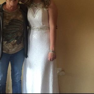 White prom dress!
